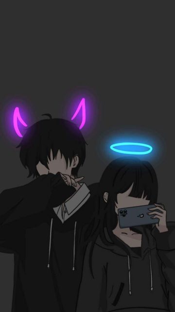 Couple Anime iPhone Wallpaper