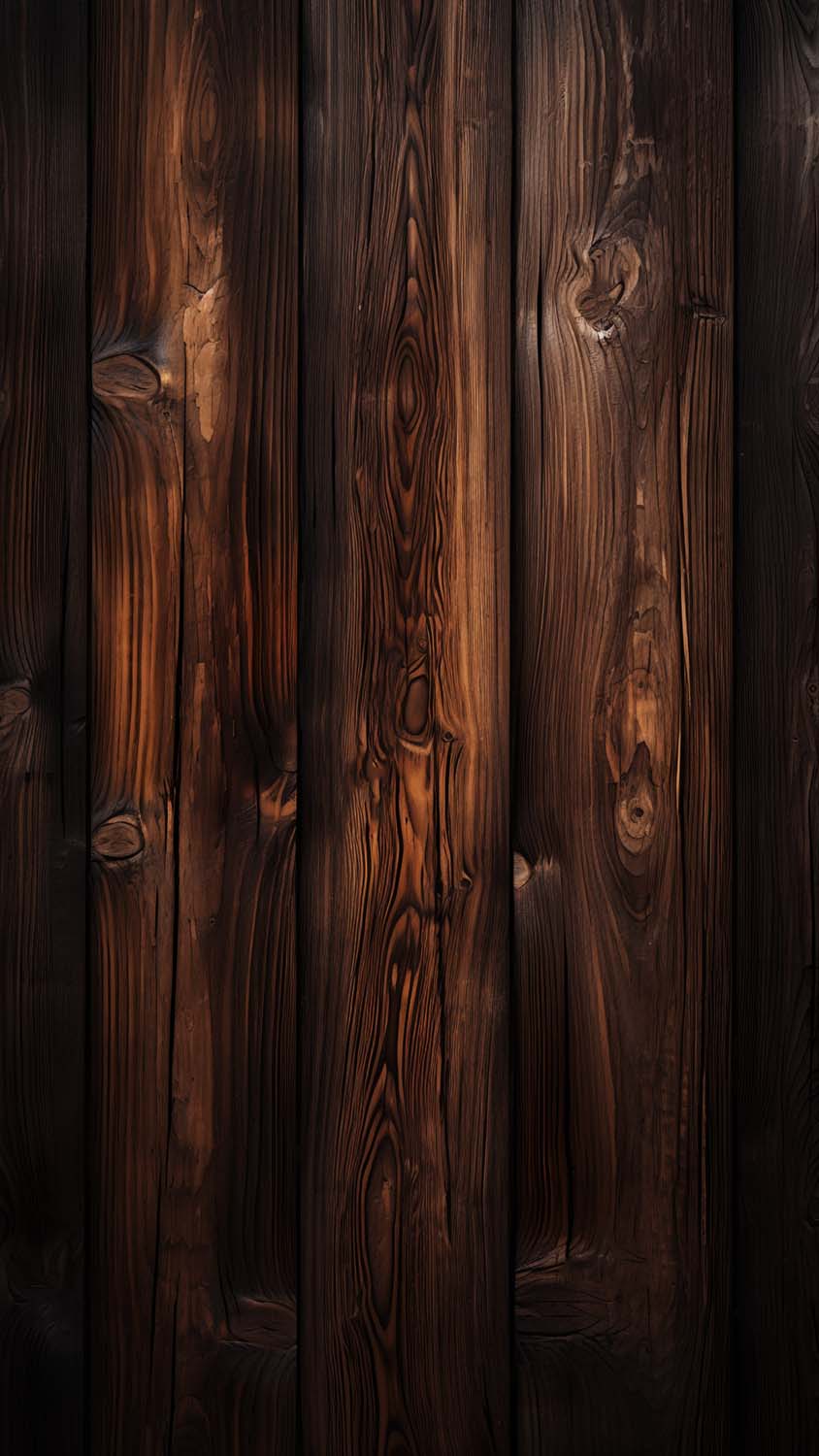 Dark Wood iPhone Wallpapers