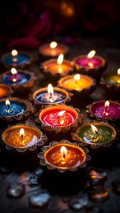 Diwali Deepak Clay iPhone Wallpaper