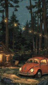Dream Camping iPhone Wallpapers