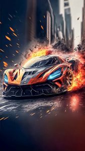 Ferrari Race iPhone Wallpaper