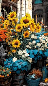 Flowers Shop iPhone Wallpapers