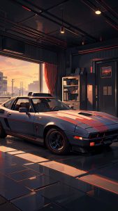 Future Garage iPhone Wallpapers