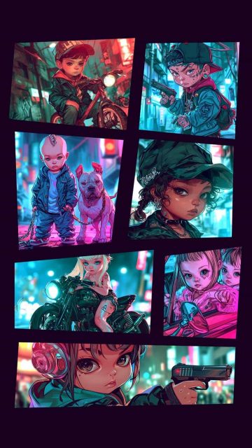 GTA 6 Kids iPhone Wallpaper