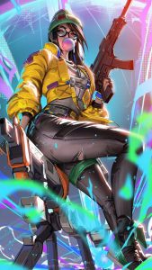 Gamer Girl Anime iPhone Wallpaper