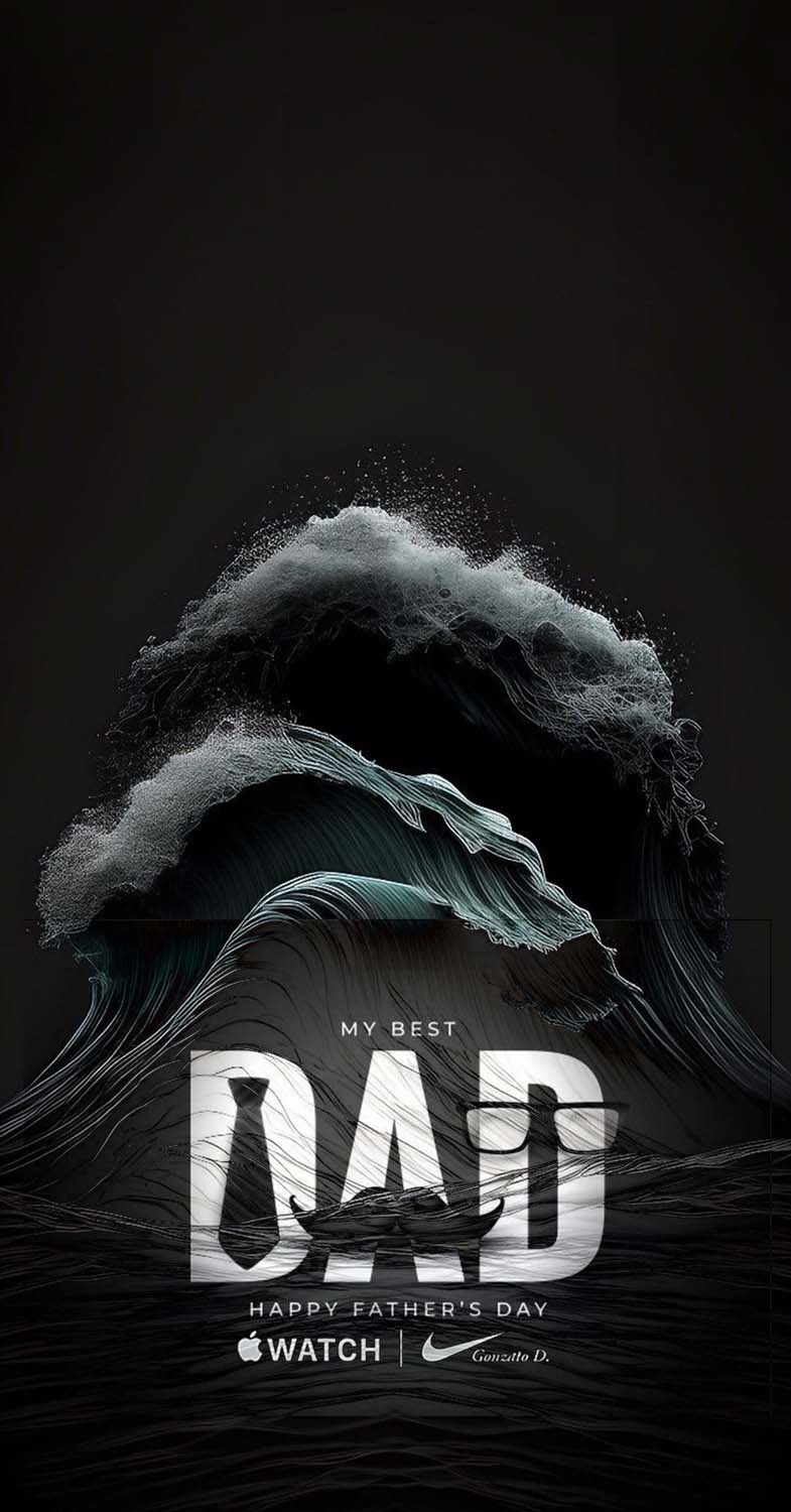 Happy Fathers Day iPhone Wallpaper