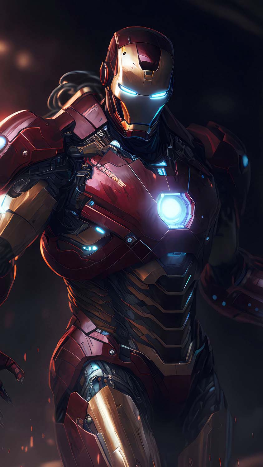 Iron Man Heavy Armor iPhone Wallpaper