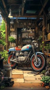 Old Garage iPhone Wallpapers