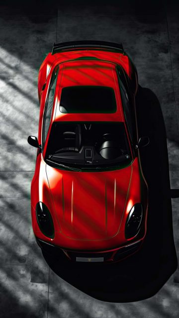 Porsche Red iPhone Wallpaper