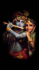 Radha Krishna iPhone Wallpaper