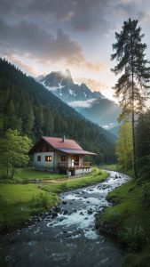 Riverside House iPhone Wallpapers