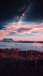 Scenic Nature Starry Sky iPhone Wallpapers