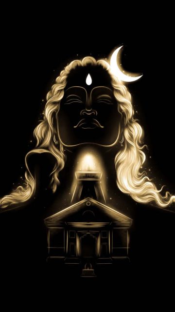 Shiva Kedarnath iPhone Wallpaper