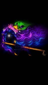 Shree Krishna iPhone Wallpaper