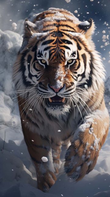Siberian Tiger iPhone Wallpapers