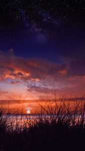 Sundown Horizon iPhone Wallpaper