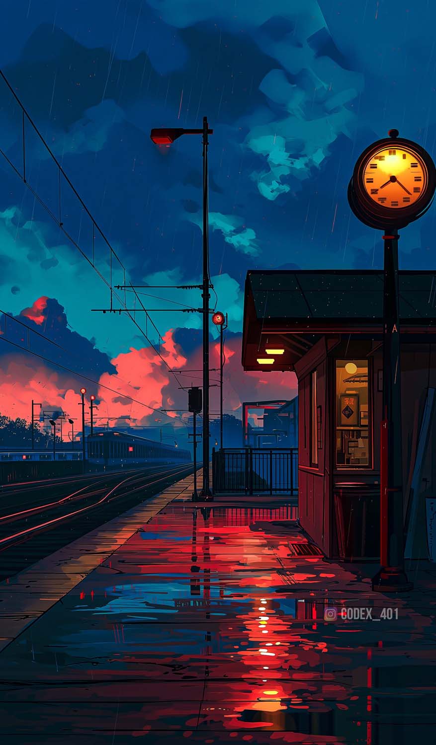 Sunset Station iPhone Wallpapers