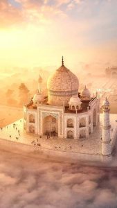 Taj Mahal iPhone Wallpaper