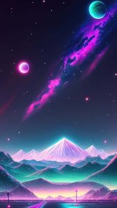 Through the Scifi light iPhone Wallpaper