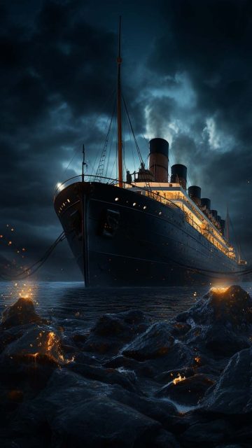 Titanic Ship iPhone Wallpaper