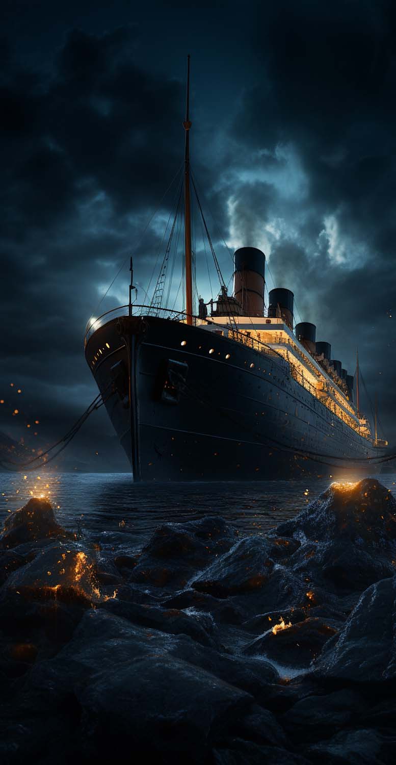 Titanic Ship iPhone Wallpaper