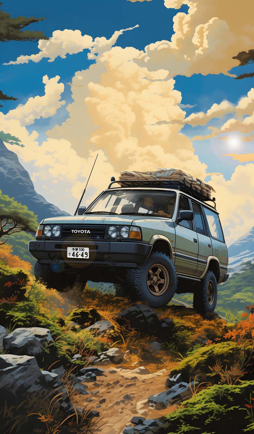 Toyota Overlanding iPhone Wallpapers