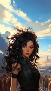 Urban Waves the hairy beauty iPhone Wallpaper