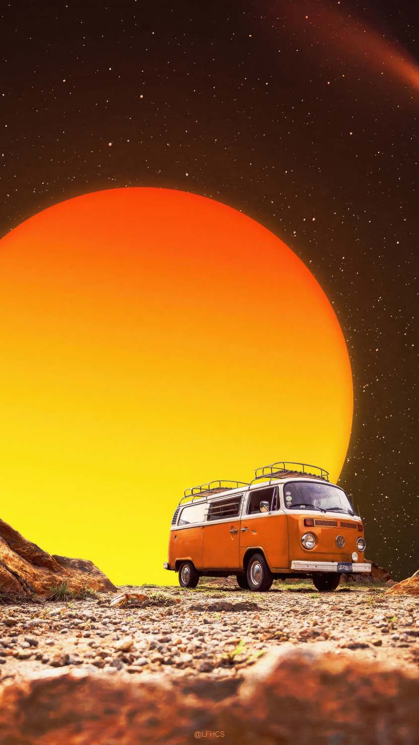 Van life iPhone Wallpaper