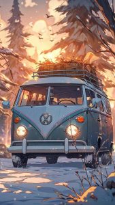 Volkswagen Camper Van iPhone Wallpapers