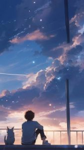 Watching Clouds iPhone Wallpapers