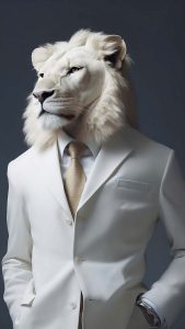 White Lion iPhone Wallpaper
