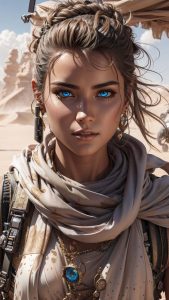 Arrakis Dune Movie Girl iPhone Wallpaper HD