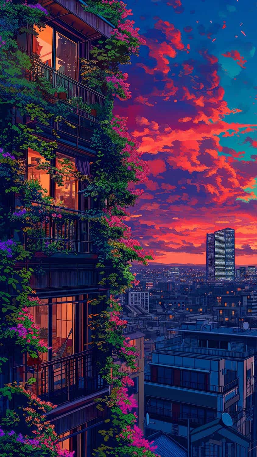 Balcony Views iPhone Wallpaper