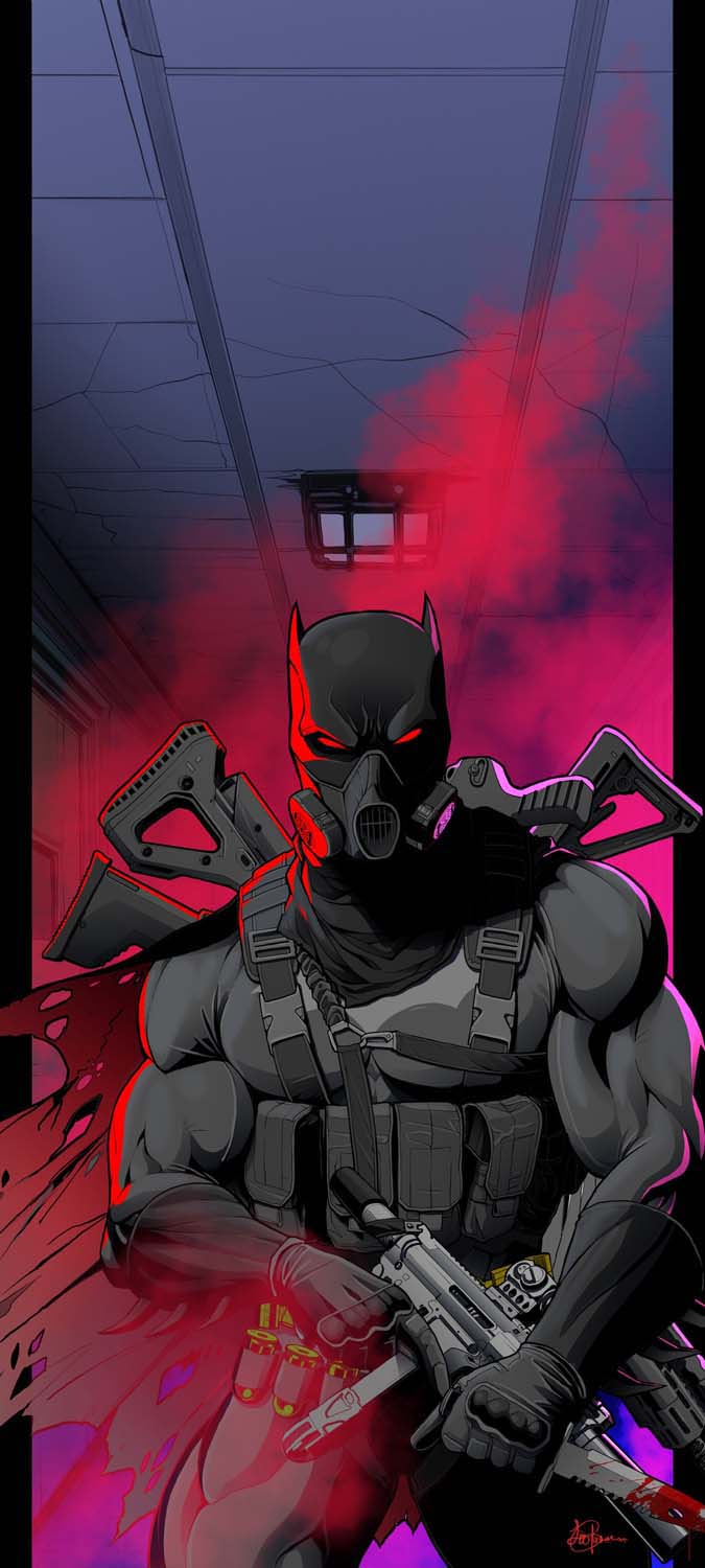 Batman dawn of hero iPhone Wallpaper