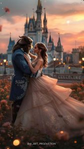 Beauty and The Beast iPhone Wallpaper
