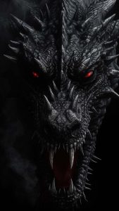 Black Dragon iPhone Wallpaper