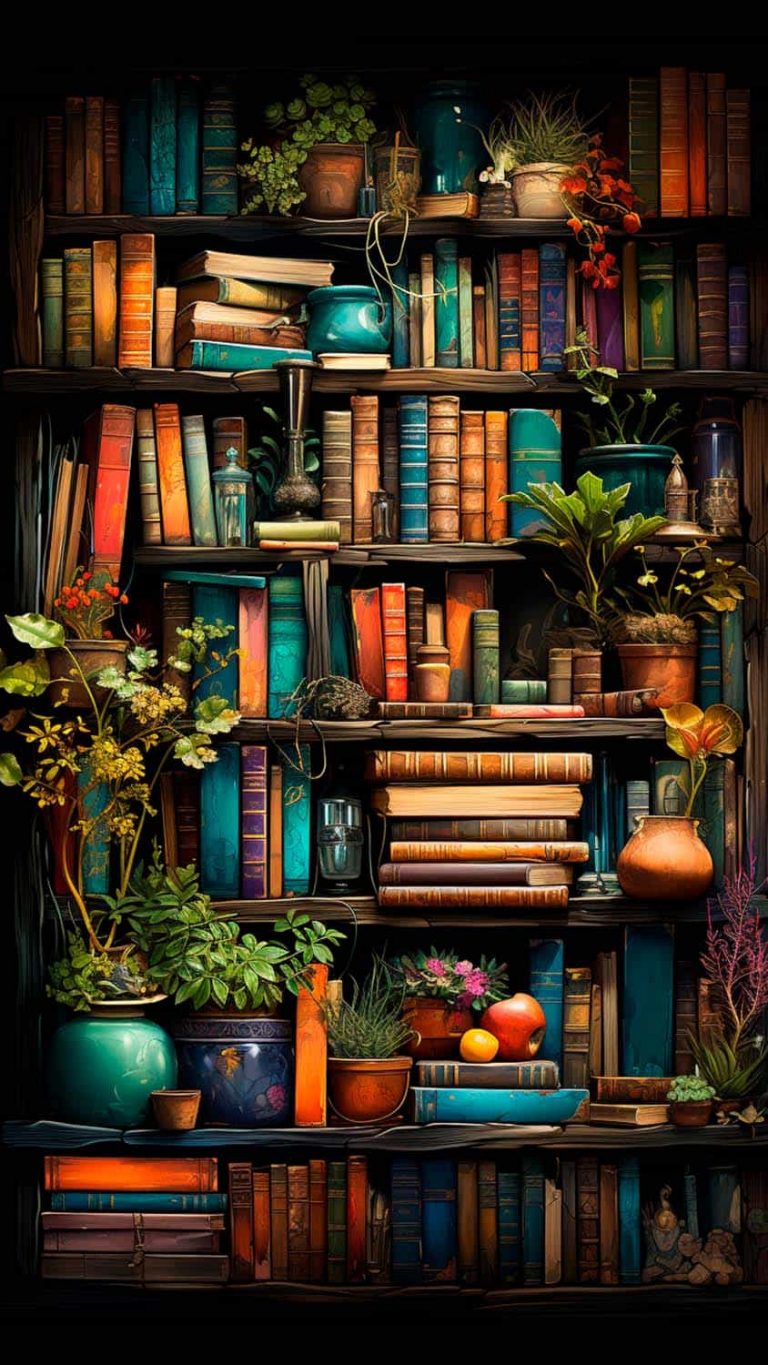 Book Library iPhone Wallpaper HD - iPhone Wallpapers