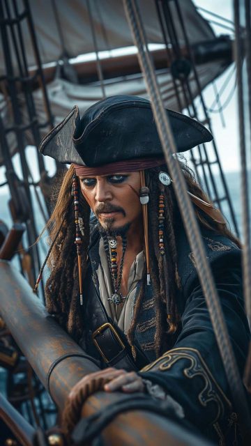 Captain Jack Sparrow iPhone Wallpaper