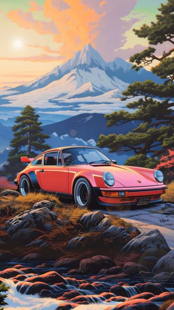 Classic Porsche 911 iPhone Wallpaper