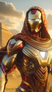 Egyptian Iron Man iPhone Wallpaper