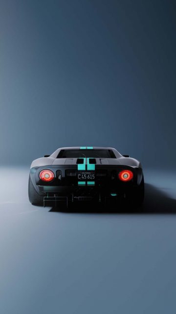 Ford GT rear iPhone Wallpaper