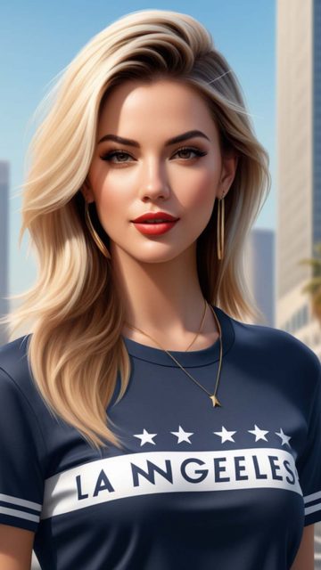 GTA 6 Girl Portrait iPhone Wallpaper
