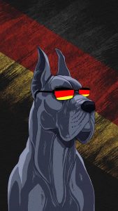 German Dog iPhone Wallpaper