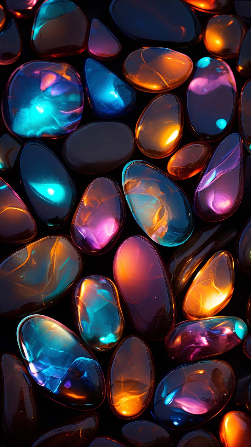 Glass Stones iPhone Wallpaper