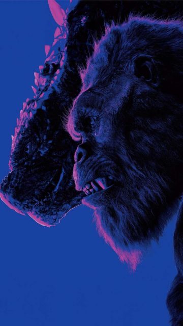 Godzilla x kong the new empire iPhone Wallpaper
