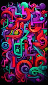 Graffiti Text Art iPhone Wallpapers