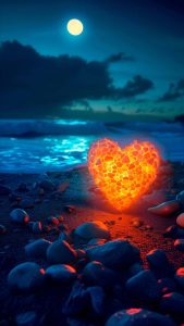 Heart Stones iPhone Wallpaper