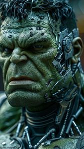 Hulk Cyborg iPhone Wallpaper HD