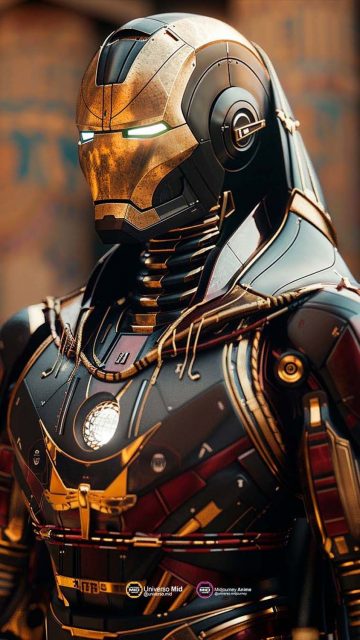 Iron Man Egyptian Armor iPhone Wallpaper HD