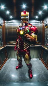 Iron Man Infinity Gauntlet iPhone Wallpaper